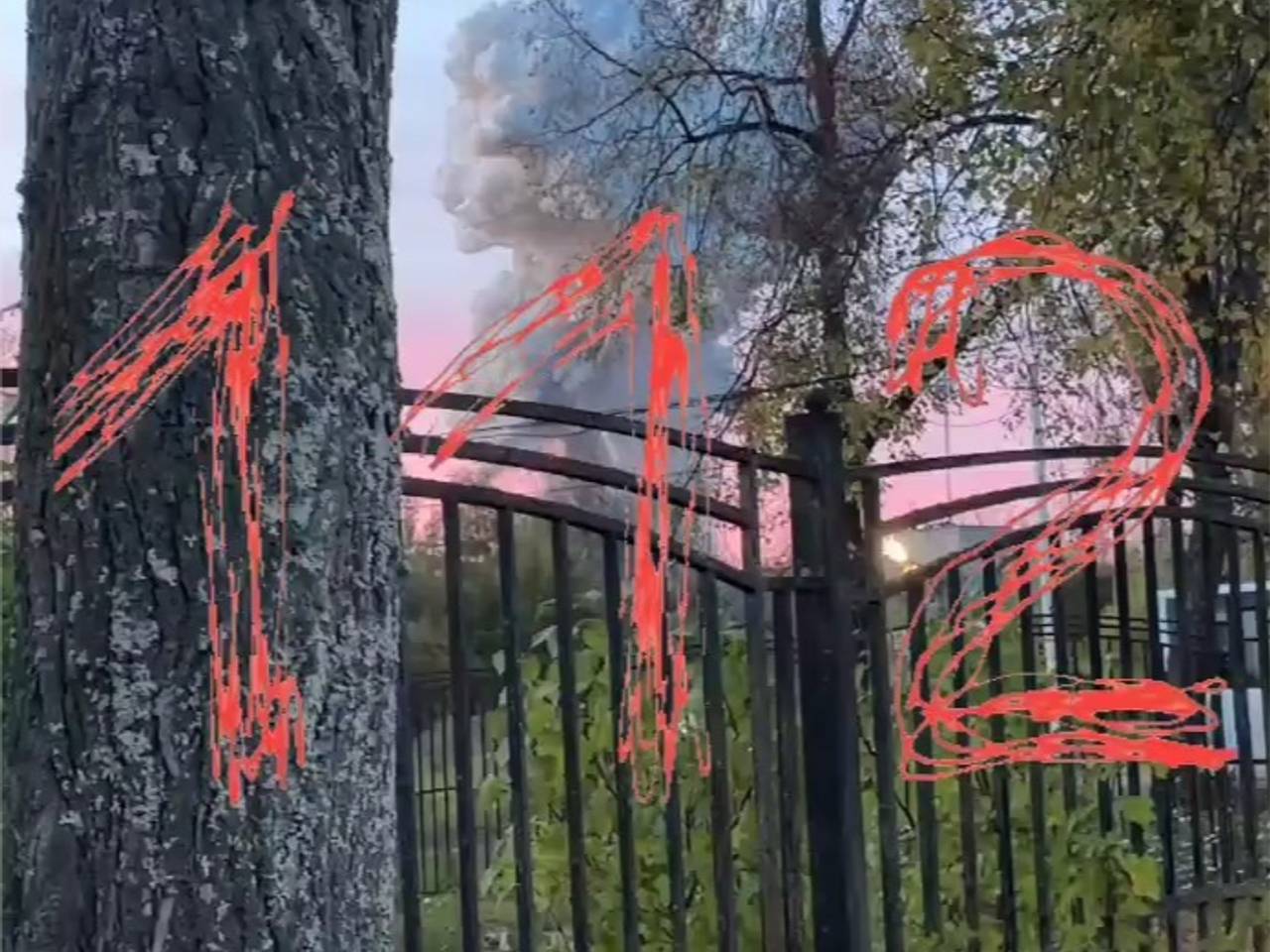 Пожар на химзаводе в Подмосковье