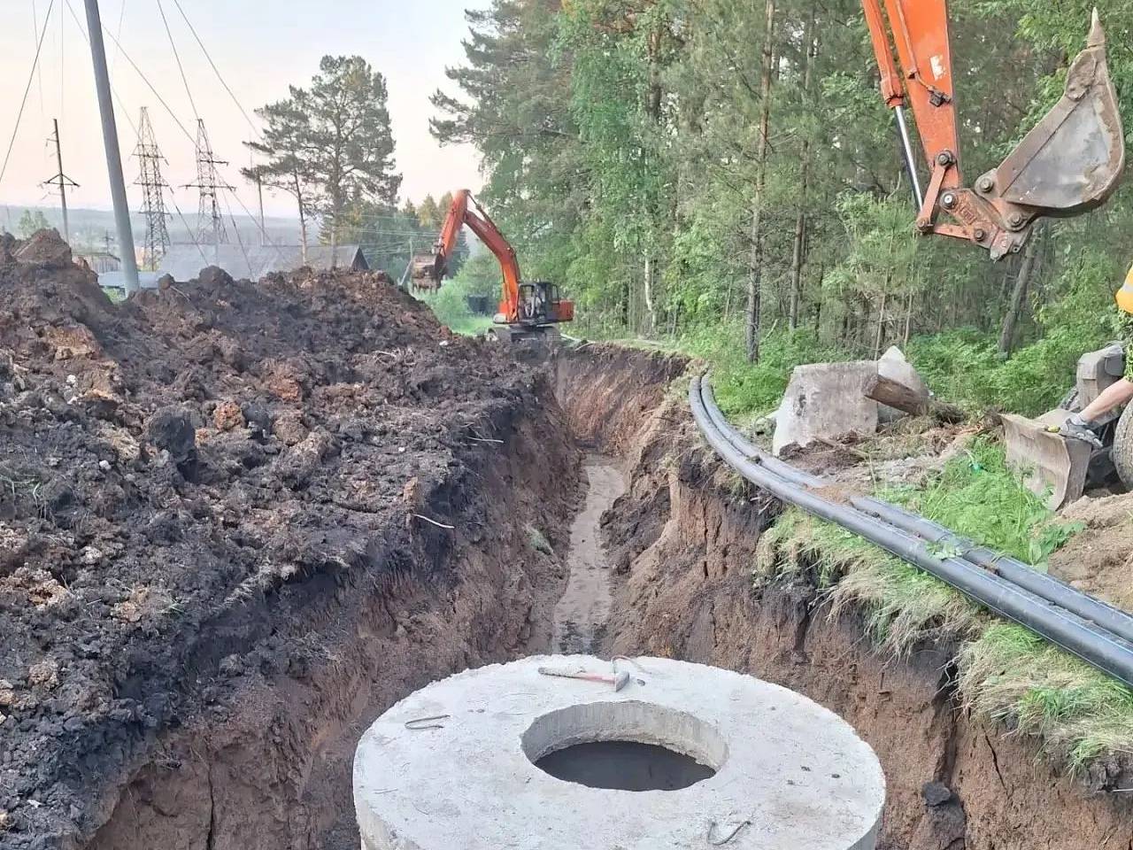 В Иланско-Нижнеингашском округе Красноярского края началась прокладка нового водопровода