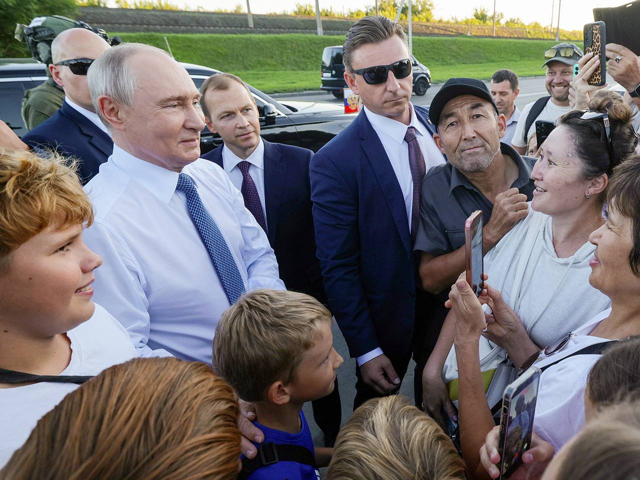 Визит Путина в Новосибирск 11 августа