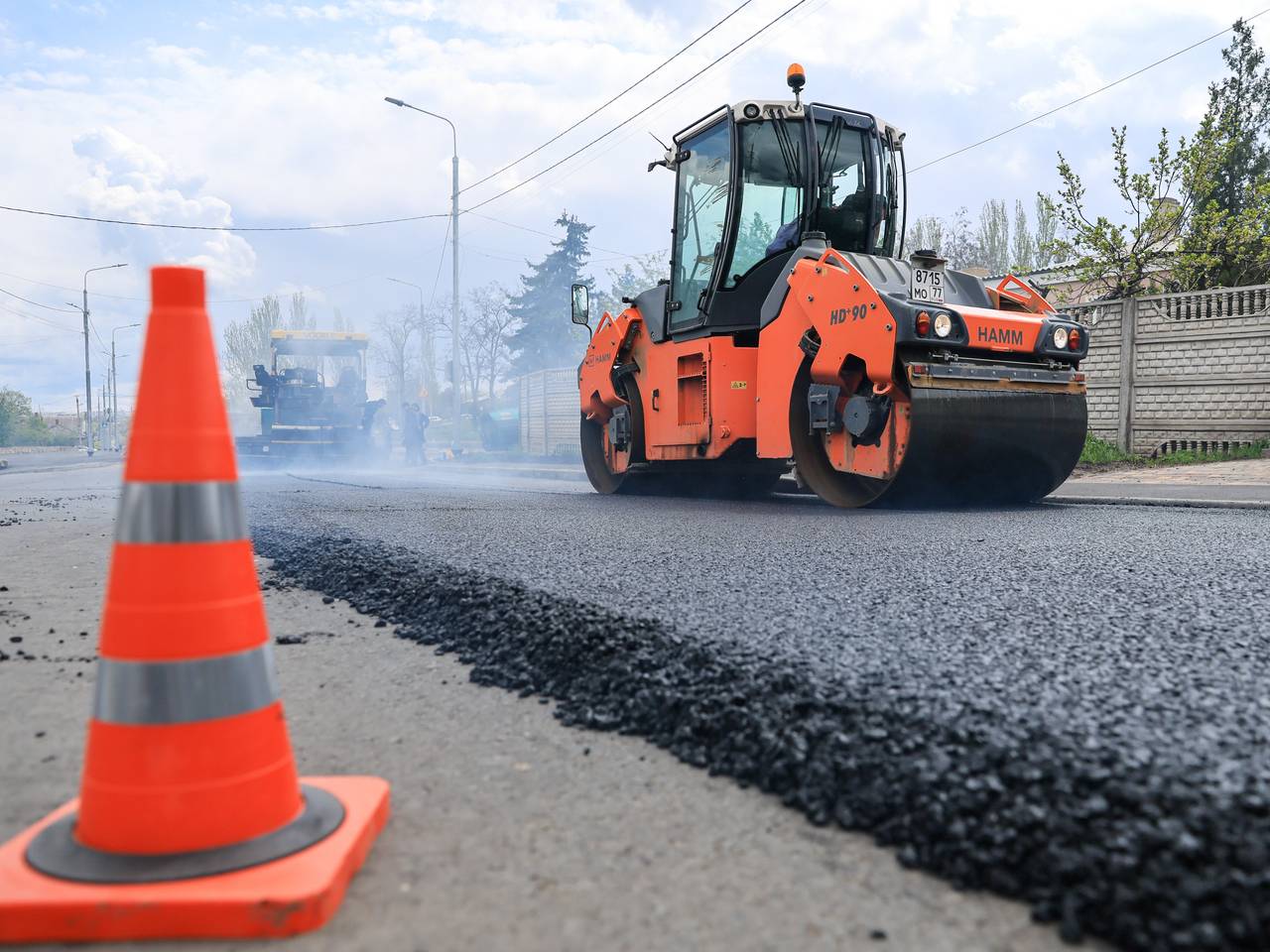 На отремонтированной дороге в Карелии появились тротуары